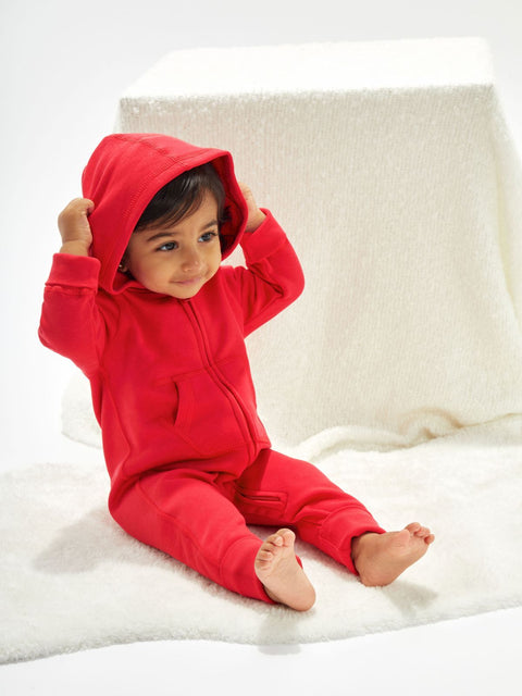 Babybugz – All in Onesie Kinder– Red – Biologisch Katoen