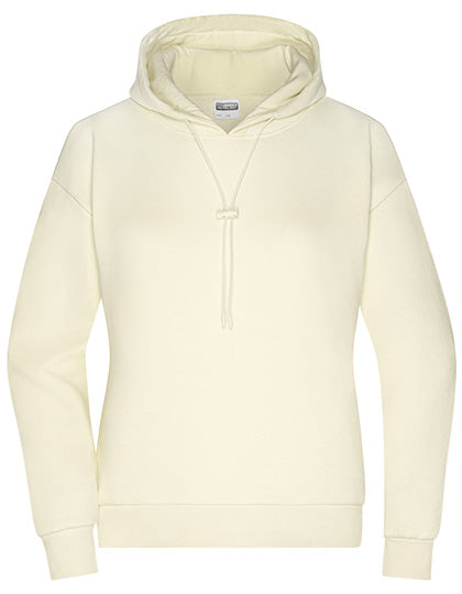 James & Nicholson - Lounge Hoodie Dames – Vanilla – Organic