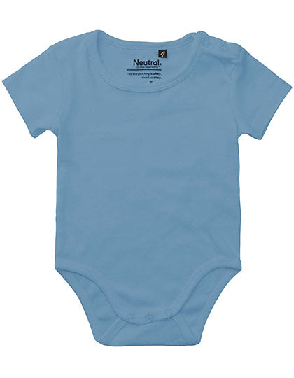 Neutral - Romper Korte Mouwen Baby - Dusty Indigo - 100% Biologisch Katoen