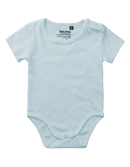 Neutral - Romper Korte Mouwen Baby - Light Blue - 100% Biologisch Katoen