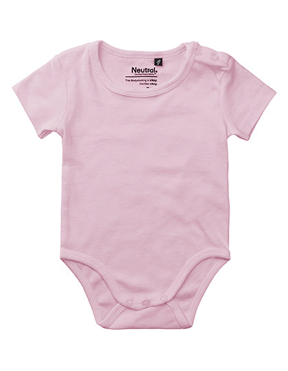 Neutral - Romper Korte Mouwen Baby - Light Pink - 100% Biologisch Katoen