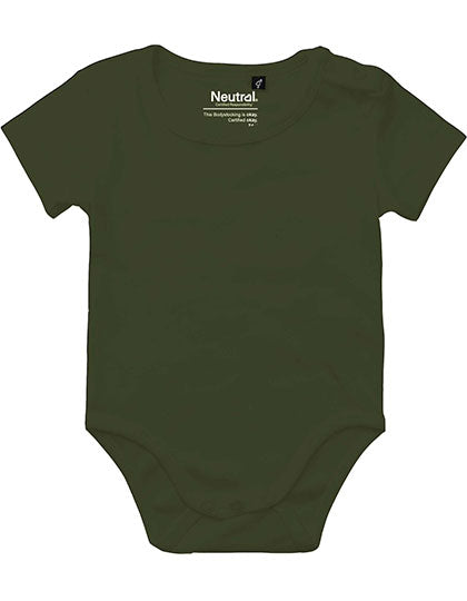 Neutral - Romper Korte Mouwen Baby - Military - 100% Biologisch Katoen