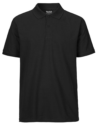 Neutral - Classic Polo - Black - 100% Biologisch Katoen