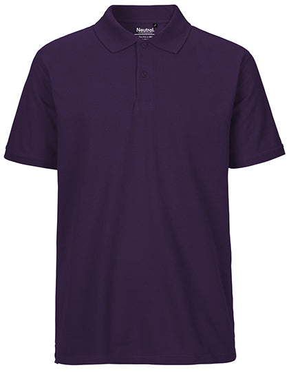 Neutral - Classic Polo - Purple - 100% Biologisch Katoen