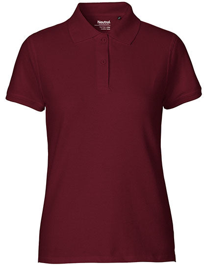 Neutral - Classic Dames Polo - Bordeaux - 100% Biologisch Katoen