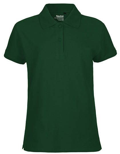 Neutral - Classic Dames Polo - Bottle Green - 100% Biologisch Katoen