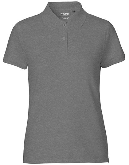 Neutral - Classic Dames Polo - Dark Heather - 100% Biologisch Katoen