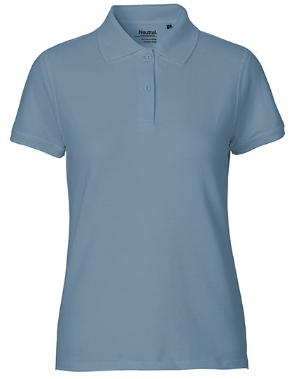 Neutral - Classic Dames Polo - Dusty Indigo - 100% Biologisch Katoen