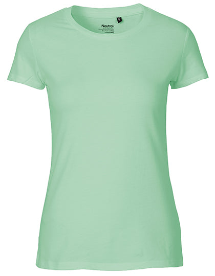 Neutral - Fit Dames T-shirt - Dusty Mint - 100% Biologisch Katoen