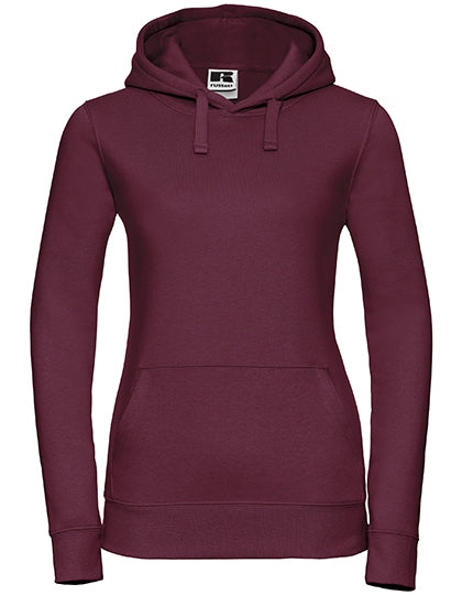 Russell - Authentic Hoodie Dames - Burgundy