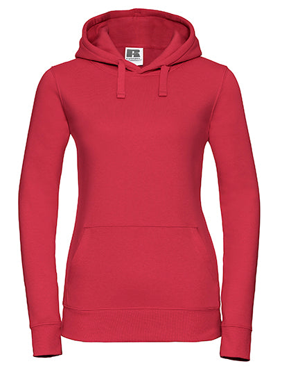 Russell - Authentic Hoodie Dames - Classic Red