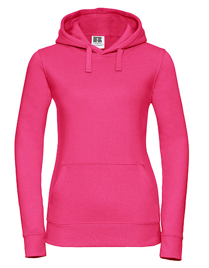 Russell - Authentic Hoodie Dames - Fuchsia