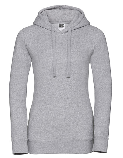 Russell - Authentic Hoodie Dames - Light Oxford (Heathe