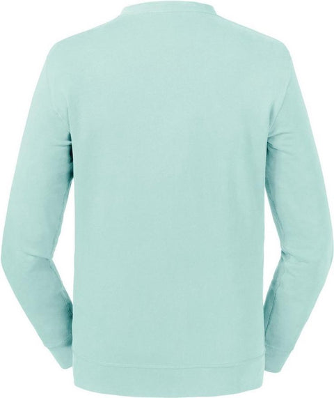 Russell - Reversible Sweater - Aqua - 100% Biologisch Katoen