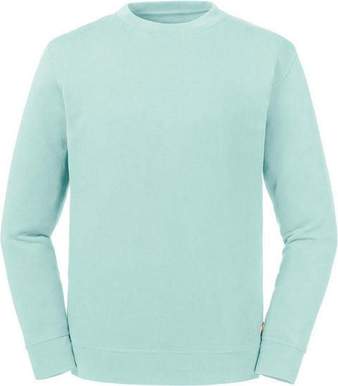 Russell - Reversible Sweater - Aqua - 100% Biologisch Katoen