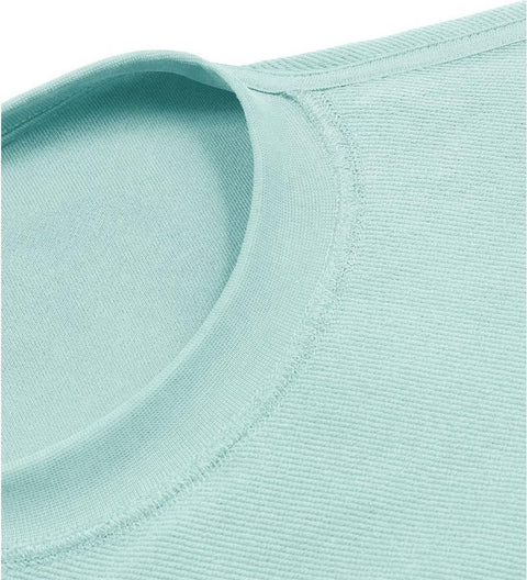 Russell - Reversible Sweater - Aqua - 100% Biologisch Katoen