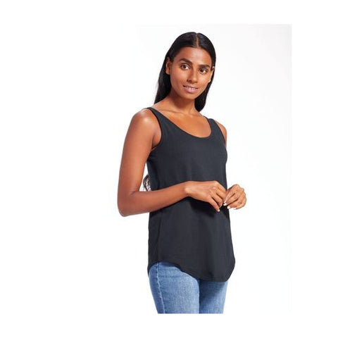 Mantis - Tanktop Dames - Zwart - 100% Duurzaam