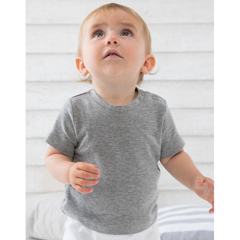 BabyBugz - Baby T-Shirt - Grijs - 100% Biologisch Katoen
