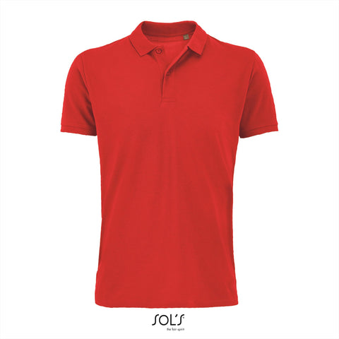 SOL'S - Planet Polo - Rood - 100% Biologisch Katoen