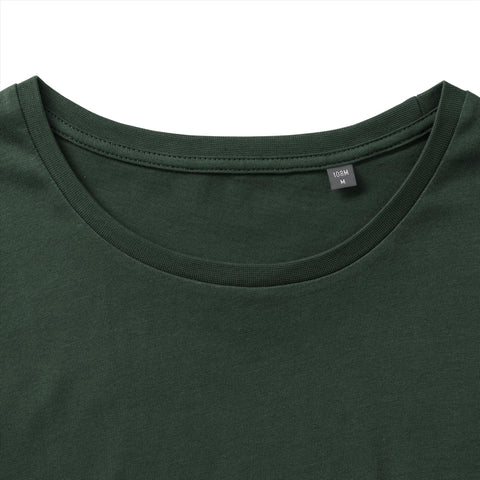 Russell - Pure Organic T-Shirt - Donkergroen - 100% Biologisch Katoen