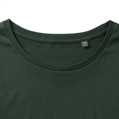 Russell - Pure Organic T-Shirt - Donkergroen - 100% Biologisch Katoen