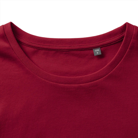 Russell - Pure Organic T-Shirt - Rood - 100% Biologisch Katoen