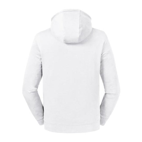 Russell - Organic  Hoge Hals Hoodie - Wit - 100% Biologisch Katoen