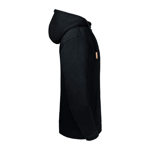 Russell - Organic  Hoge Hals Hoodie - Zwart - 100% Biologisch Katoen