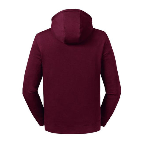 Russell - Organic  Hoge Hals Hoodie - Bordeauxrood - 100% Biologisch Katoen