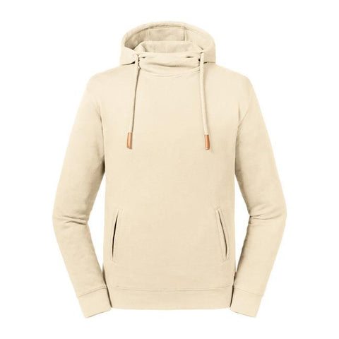 Russell - Organic  Hoge Hals Hoodie - Naturel - 100% Biologisch Katoen