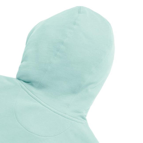 Russell - Organic  Hoge Hals Hoodie - Aqua - 100% Biologisch Katoen