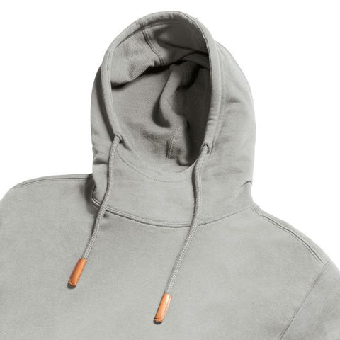 Russell - Organic  Hoge Hals Hoodie - Grijs - 100% Biologisch Katoen