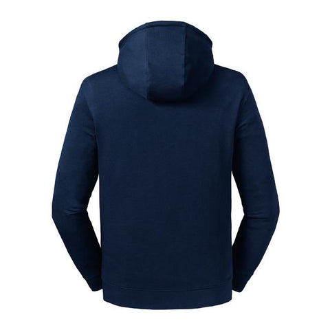 Russell - Organic  Hoge Hals Hoodie - Donkerblauw - 100% Biologisch Katoen