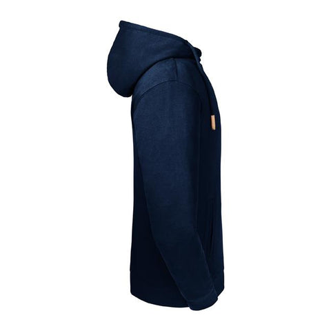 Russell - Organic  Hoge Hals Hoodie - Donkerblauw - 100% Biologisch Katoen