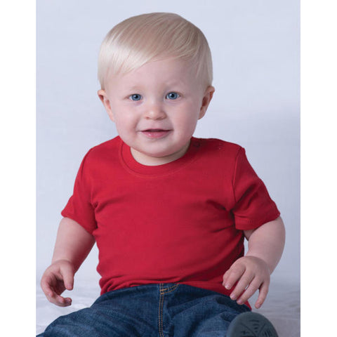 BabyBugz - Baby T-Shirt - Rood - 100% Biologisch Katoen