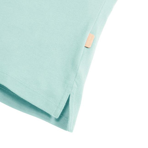 Russell - Pure Organic Polo Dames - Aqua - 100% Biologisch Katoen