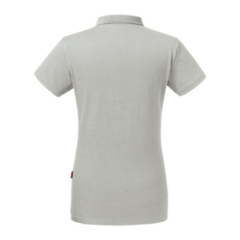 Russell - Pure Organic Polo Dames - Grijs - 100% Biologisch Katoen