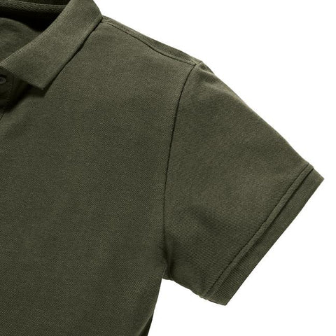 Russell - Pure Organic Polo Dames - Donkergroen - 100% Biologisch Katoen
