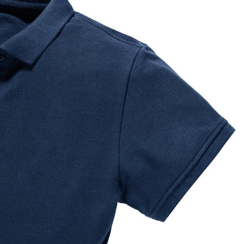 Russell - Pure Organic Polo Dames - Donkerblauw - 100% Biologisch Katoen