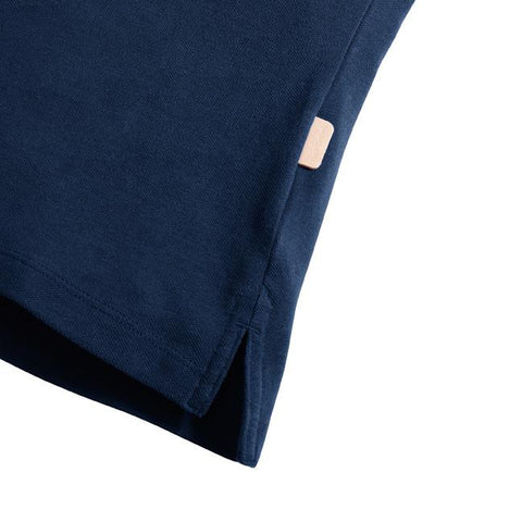 Russell - Pure Organic Polo Dames - Donkerblauw - 100% Biologisch Katoen