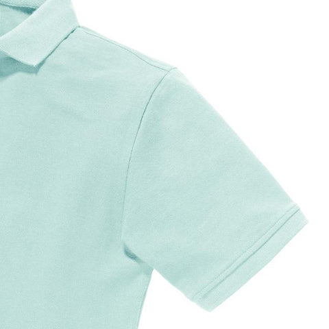 Russell - Pure Organic Polo - Aqua - 100% Biologisch Katoen