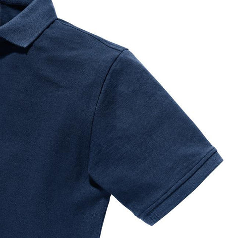 Russell - Pure Organic Polo - Donkerblauw  - 100% Biologisch Katoen