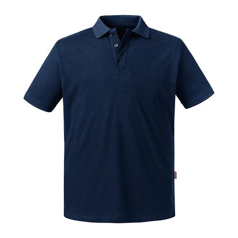 Russell - Pure Organic Polo - Donkerblauw  - 100% Biologisch Katoen