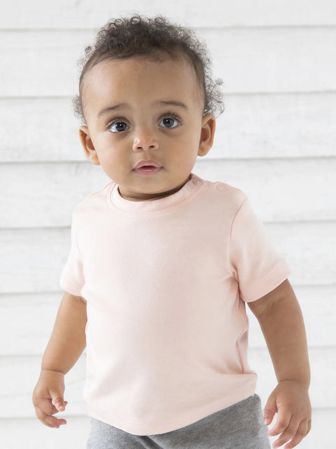 BabyBugz - Baby T-Shirt - Lichtroze - 100% Biologisch Katoen