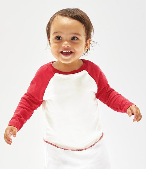 BabyBugz- Baby Lange Mouwen Shirt - Rood - 100% Biologisch Katoen