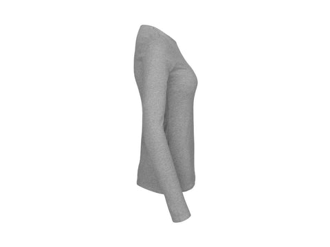 Neutral -  Lange Mouwen T-shirt Dames - Grijs - 100% Duurzaam