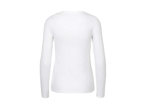 Neutral -  Lange Mouwen T-shirt Dames - Wit - 100% Duurzaam