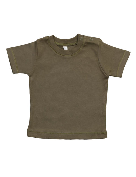BabyBugz - Baby T-Shirt - Khaki - 100% Biologisch Katoen