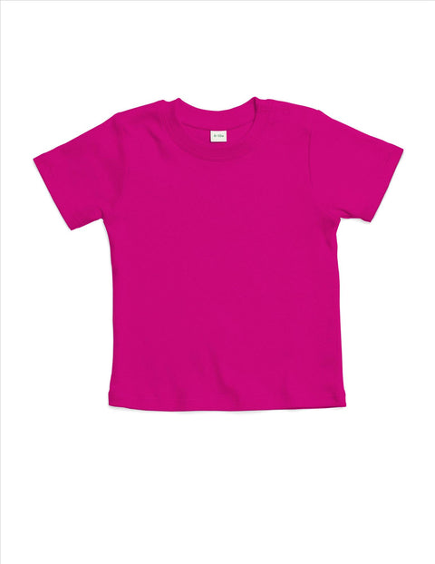 BabyBugz - Baby T-Shirt - Donkerroze - 100% Biologisch Katoen