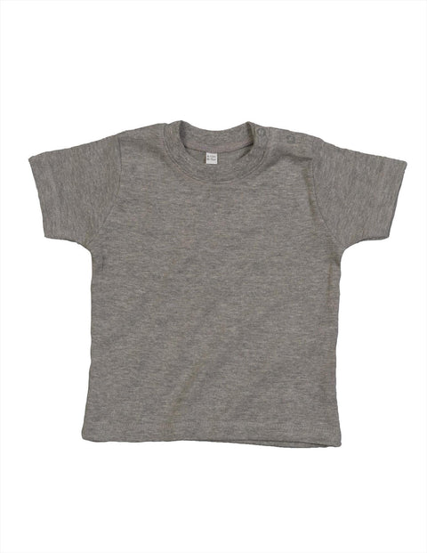 BabyBugz - Baby T-Shirt - Grijs - 100% Biologisch Katoen